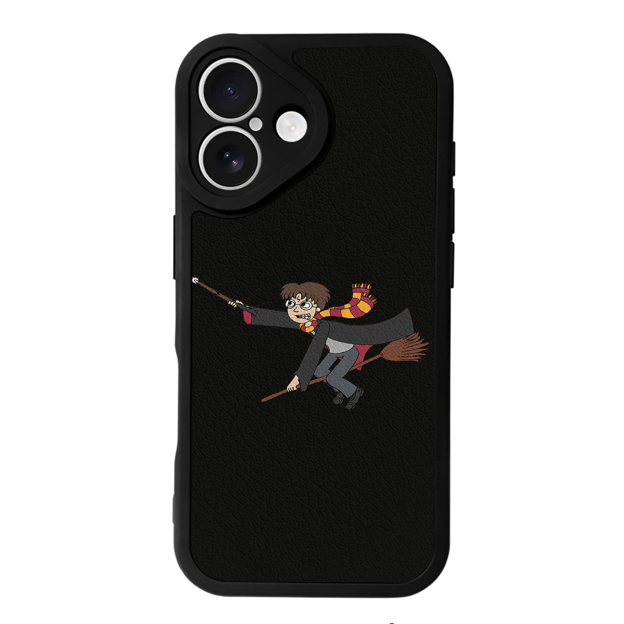 （画像用） Harry Potter ハリー・ポッターシリーズ 【iPhone 16シリーズ対応】シリコンスマホケース（レザー調） 材質：シリコン